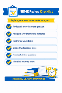 NBME Review Checklist