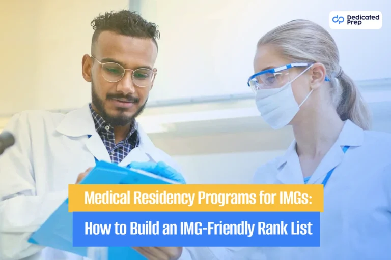 Medical residency programs for IMGs showing IMG-friendly residency match rates, rank list strategy, and U.S. residency application planning