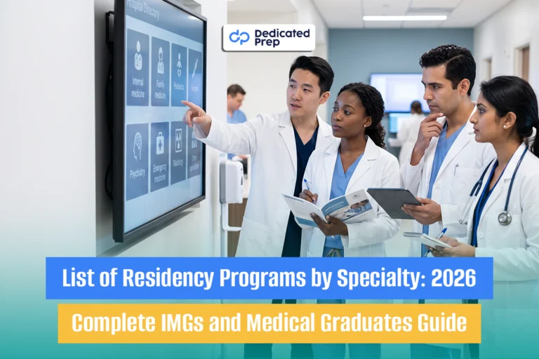 List of residency programs by specialty in the USA for IMG and U.S. medical graduates