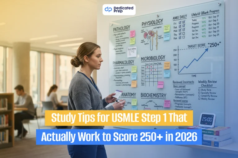 Essential USMLE Step 1 resources including UWorld, First Aid, Anki, Pathoma, Sketchy, and NBME self-assessments.