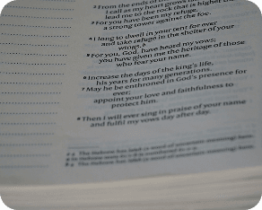 Textbook close up