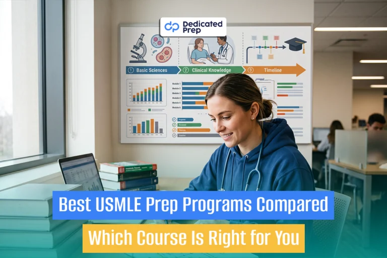 Best USMLE Prep Programs Compared for Step 1, Step 2 CK and Step 3 with DedicatedPrep guidance
