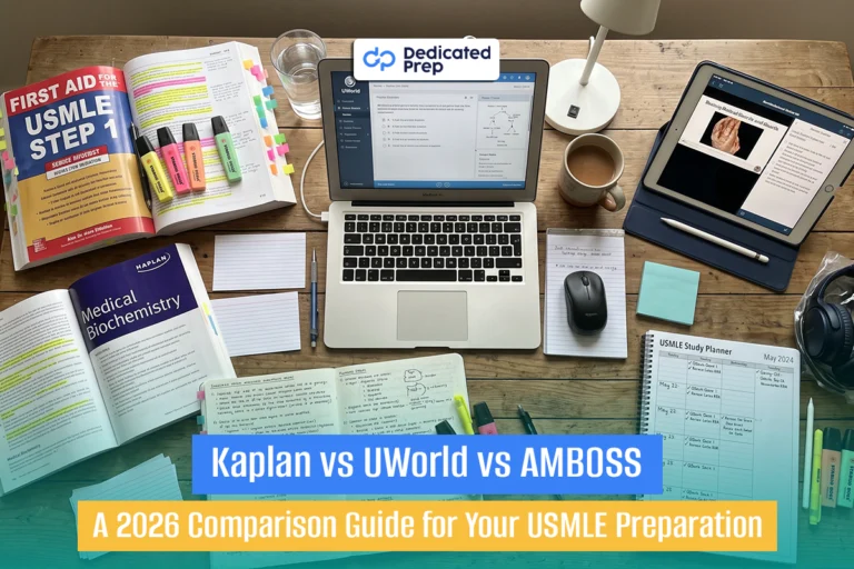 Kaplan vs UWorld vs AMBOSS USMLE Qbank comparison guide for Step 1 and Step 2 CK preparation